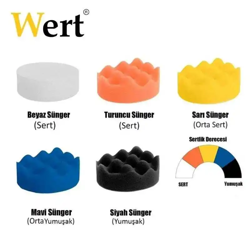 Wert 9014 Pasta Cila Polisaj Sünger Seti 11 Parça