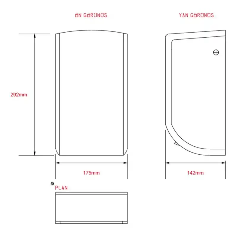 Xinda GSQ120B Jet Motorlu Antibakteriyel El Kurutma Makinesi