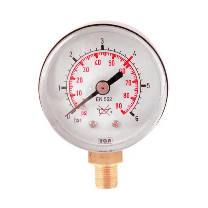 Yıldız 51006-50 4 Bar Kadran sonu 6 Bar Basınç Göstergesi