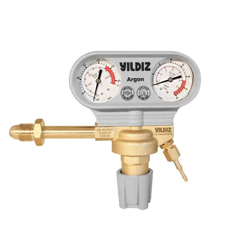 Yıldız 5343S Manometreli 30 L/min G 5/8 Dış Argon Basınç Düşürücü