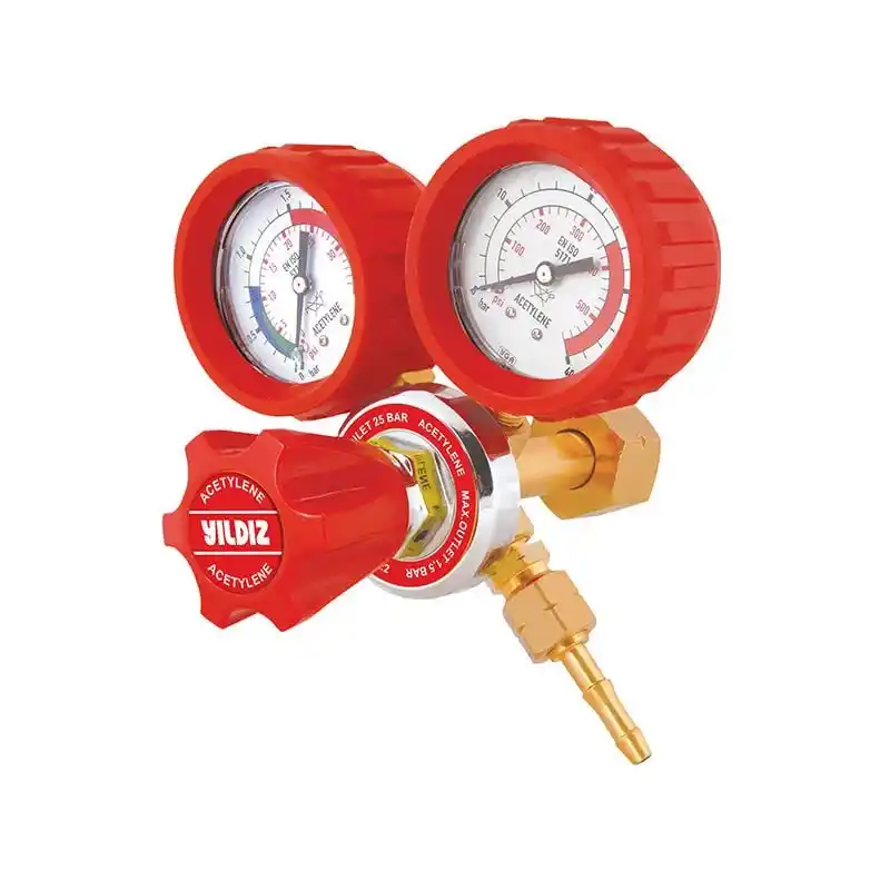 Yıldız 5711S 0-1,5 Bar W 23 x 1/18 Asetilen Basınç Düşürücü