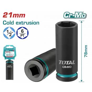 Total THDIS12212L 21mm 1/2 Altı Köşe Darbeli Derin Lokma