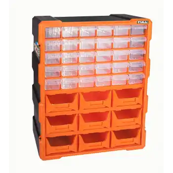Full Monoblock Avadanlıklı Organizer Çekmece Seti 39 lu