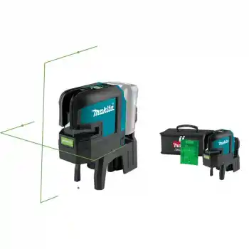 Makita SK106GDZ Akülü 4 Nokta Yeşil Çapraz Lazer Hizalama