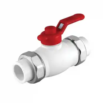 40 mm PPRC Plastik Çift Yönlü Küresel Vana