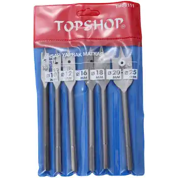 6LI AHŞAP YAPRAK MATKAP UCU SETİ