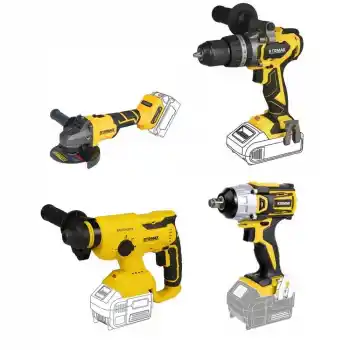 Rtrmax Set46 X-Lion 4’lü Akülü Alet Seti