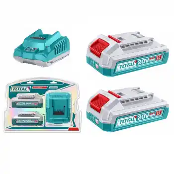 Total TFBCPK2212E P20S 2x2.0Ah Akü ve Şarj Cihazı Seti