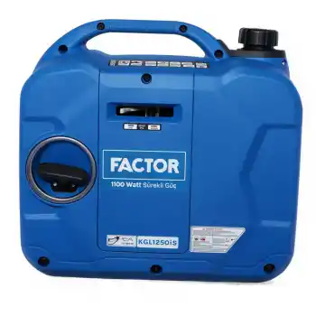 Factor KGL1250IS İnvertör Benzinli Çanta Tipi Jeneratör 1.2kVA