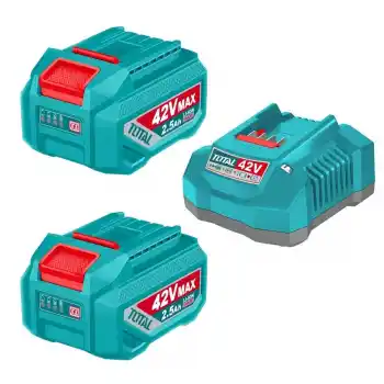 Total TFBCPM25221E 42V 2.5Ah Akü ve Şarj Cihazı Seti