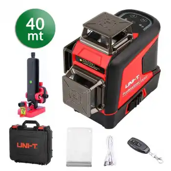 Uni-t LM573LD-II Akülü Yeşil Çizgi Lazer Hizalama 40 Mt