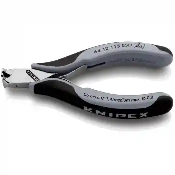Knipex 64 12 115 ESD Elektronikçi Tepe Keski 115mm
