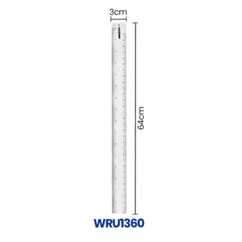 Wadfow WRU1360 Paslanmaz Çelik Çetvel 600mm