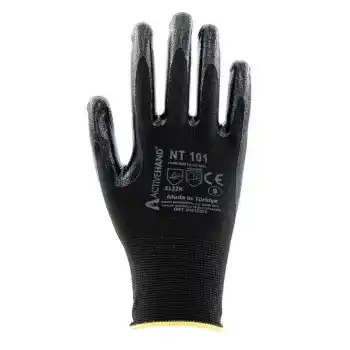 Activehand NT 101 Nitril Kaplı Genel Amaçlı İş Eldiveni No:8