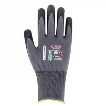 Activehand SF 512 Sandy Finish Köpük Nitril İş Eldiveni No:7