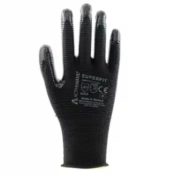 Activehand SUPERFIT Tırtıklı Nitril Kaplı Genel Amaçlı İş Eldiveni No:10