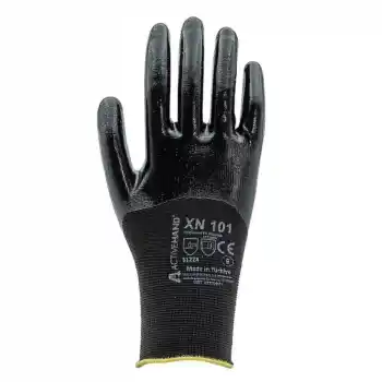 Activehand XN 101 3/4 Nitril Kaplı Genel Amaçlı İş Eldiveni No:9