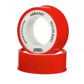 Akbant Teflon Bant 12mm x 0.075mm x 10 mt