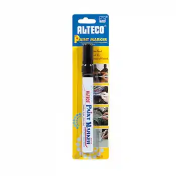 Alteco Siyah Renkli Paint Marker