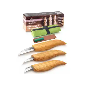 BeaverCraft S15 Çip Oyma ve Yontma Bıçağı Seti 6 Parça