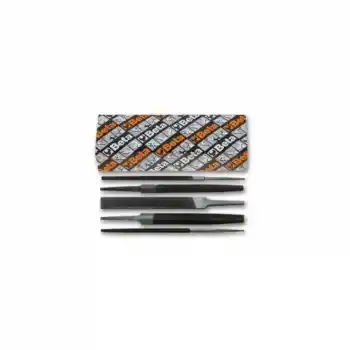 Beta 017180030 1718A6/S5 5li Pürüzlü Yarım Yuvarlak Eğe Takımı