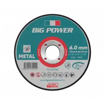 Big Power Metal Taşlama Taşı 115x6.0 mm