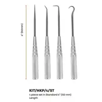 Groz BIZ Tornavida Seti 4`lü KIT/HKP/4/ST 03251