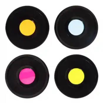 Bresser 1,25 Kırmızı, Yeşil, Mavi, Sarı Renkli Filtre Seti