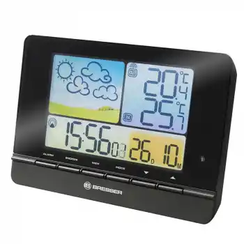 Bresser MeteoTrend Colour RC Siyah Meteroloji İstasyonu