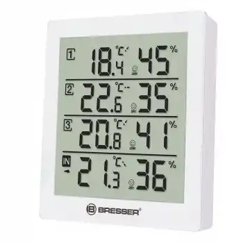 Bresser Temeo Hygro Quadro White Meteorloji İstasyonu