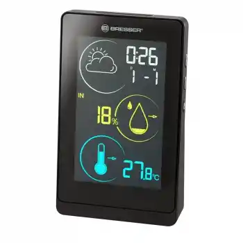 Bresser Temeo Life H Renkli Ekranlı Siyah Meteoroloji İstasyonu