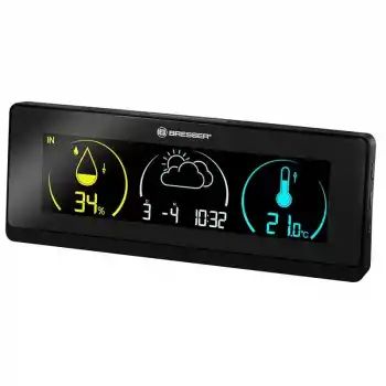 Bresser Temeo Life Renkli Ekranlı Siyah Meteoroloji İstasyonu