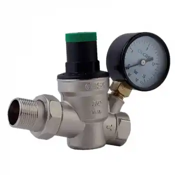 Case DK 2220 3/4 Rakorlu ve Manometreli Su Basınç Düşürücü