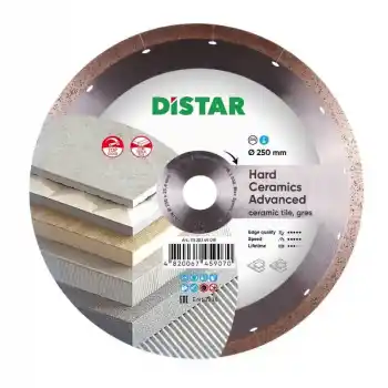 Distar 250x1,5x10x25,4 Sert ve Kalın Seramikler için Elmas Testere