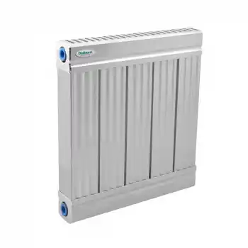 Duffmart Premio 50x156 cm Parlak Gri Alüminyum Radyatör