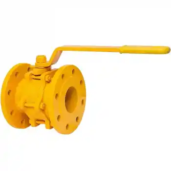 ETM DN80 PN16-25 Flanşlı Tam Geçişli Kısa Tip Doğalgaz Küresel Vana 3