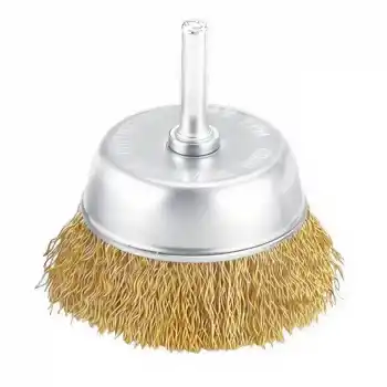 Eurostar DE170065 Pimli Sarı Telli Çanak Fırça 65 mm