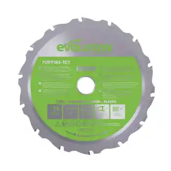 Evolution F185TCT-16CS Çoklu Malzeme için Dairesel Testere Bıçağı 185mm