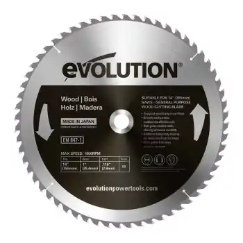 Evolution GW355TCT-60 Ahşap Daire Testere Bıçağı 355mm