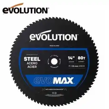 Evolution M355CMT-80CSMAX EVOMAX Cermet Karbür Testere Bıçağı, 355mm