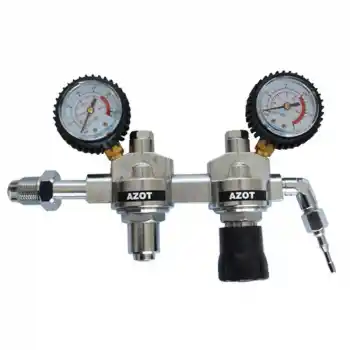 Evren 023 0-1,5 Bar G5/8 Çift Kademeli Azot Basınç Düşürücü