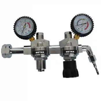 Evren 034 0-10 Bar W21,80x1/14 Sol Çift Kademeli Metan Basınç Düşürücü