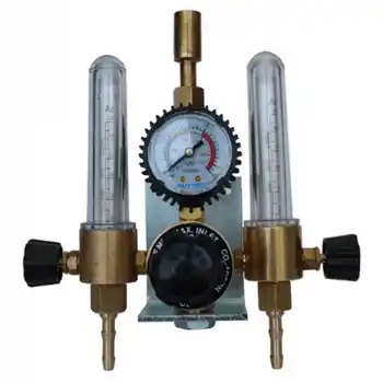 Evren 919M - Ø 15 mm Karbondioksit-Argon Çift Flowmetreli - Manometreli Postabaşı Grubu