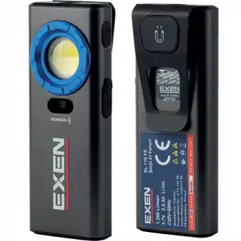 Exen EL 116 FS 1.200 Lümen Şarjlı Slim Tip El Feneri