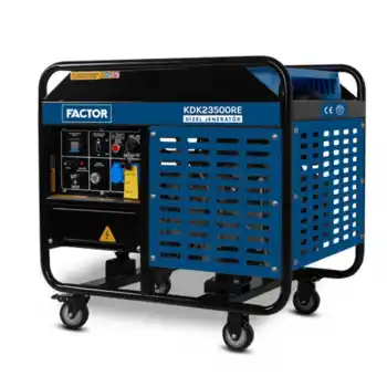 Factor KDK23500RE Marşlı Dizel Monofaze Jeneratör 23 kVa