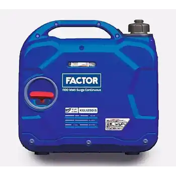 Factor KGL1250IS İnvertör Benzinli Çanta Tipi Jeneratör 1.2kVA