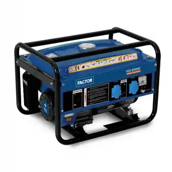 Factor KGL3500C Benzinli İpli Monofaze Jeneratör 3,5 Kva