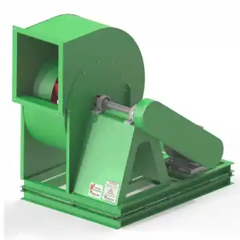 Fanexfan FAKK-1 Geriye Eğik Alçak Basınçlı Kayış Kasnaklı Konikli Salyangoz Fan Trifaze