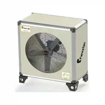 Fanexfan FDBK-90 Kabinli Yangın Duman Egzoz ve Basınçlandırma Aspiratörü (Alüminyum Pervaneli, Çift Cidarlı) Trifaze