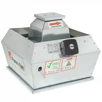 Fanexfan FDRÇ-H-560 Dikey Atışlı Harici Motorlu Radyal Çatı Fanı Monofaze